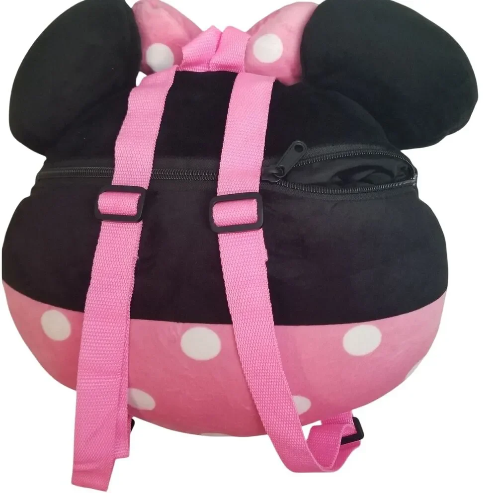 Disney Minnie Mouse Plush Pillow  Kids Travel Backpack 18